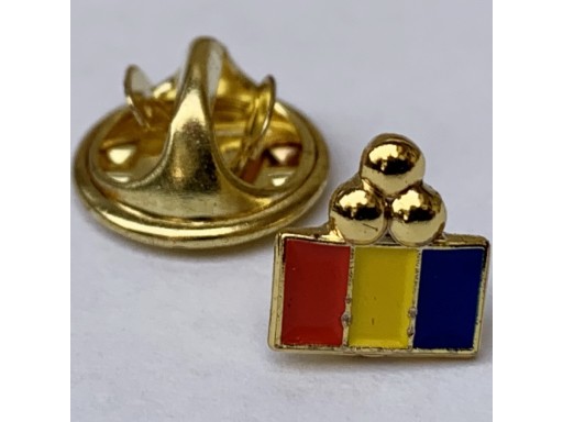 Pin  Trei Puncte Tricolor Centenar 2mm